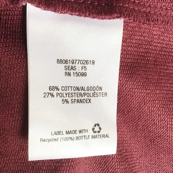 Metaphor Blazer Burgundy Size Medium Cotton Blend - Picture 4 of 4